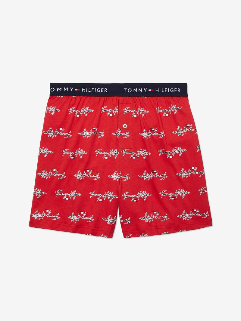 Boxers Tommy Hilfiger Signature knit boxer Rojos | MX_M31563