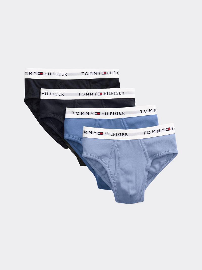 Briefs Tommy Hilfiger Algodon classics brief 4pk Azul Marino | MX_M31539