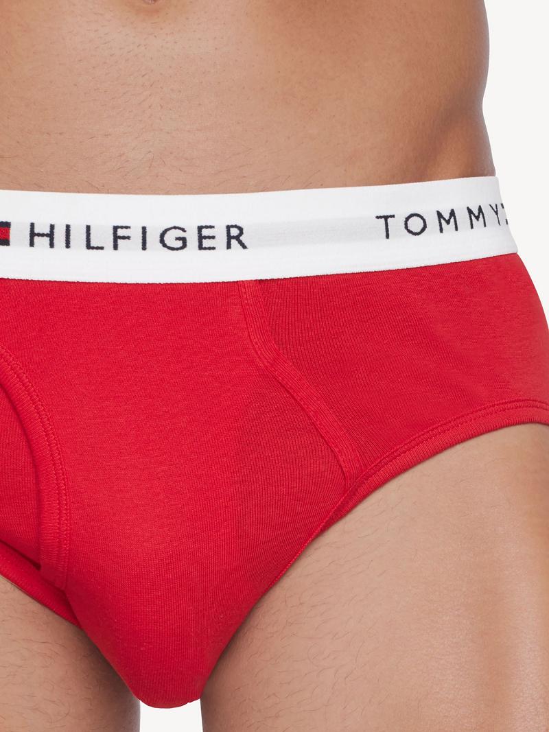 Briefs Tommy Hilfiger Algodon classics brief 4pk Rojos Azul Rey Azules Negros | MX_M31540