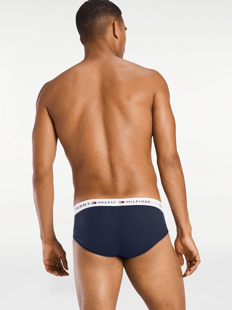 Briefs Tommy Hilfiger Algodon classics brief 6pk Azules Multicolor Grises | MX_M31542