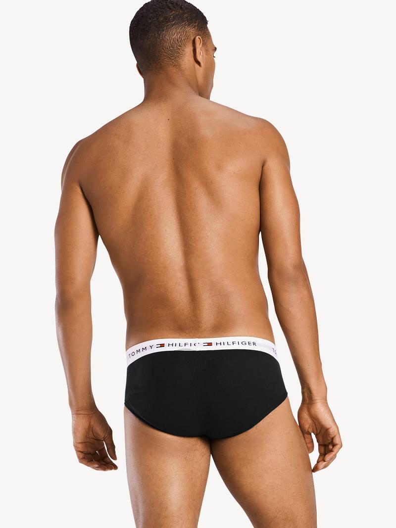 Briefs Tommy Hilfiger Algodon classics brief 6pk Negros | MX_M31543