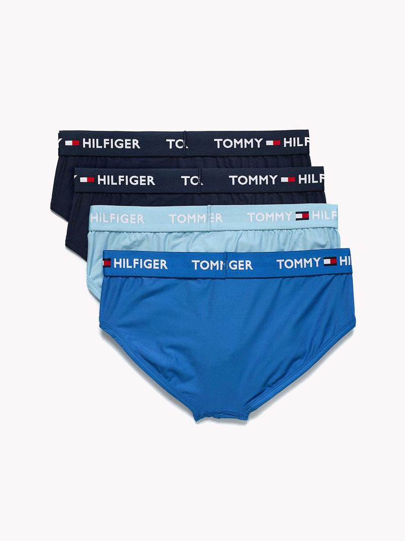 Briefs Tommy Hilfiger Everyday microfiber brief 4pk Azules Multicolor | MX_M31548