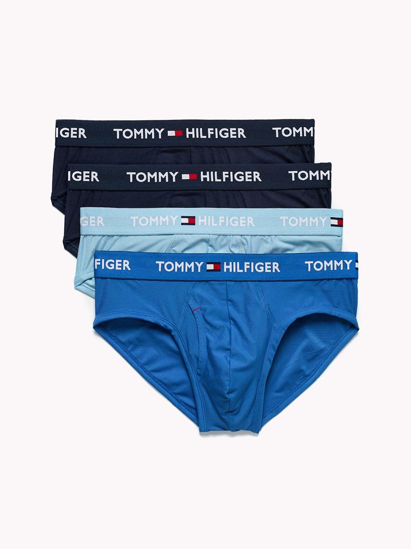 Briefs Tommy Hilfiger Everyday microfiber brief 4pk Azules Multicolor | MX_M31548