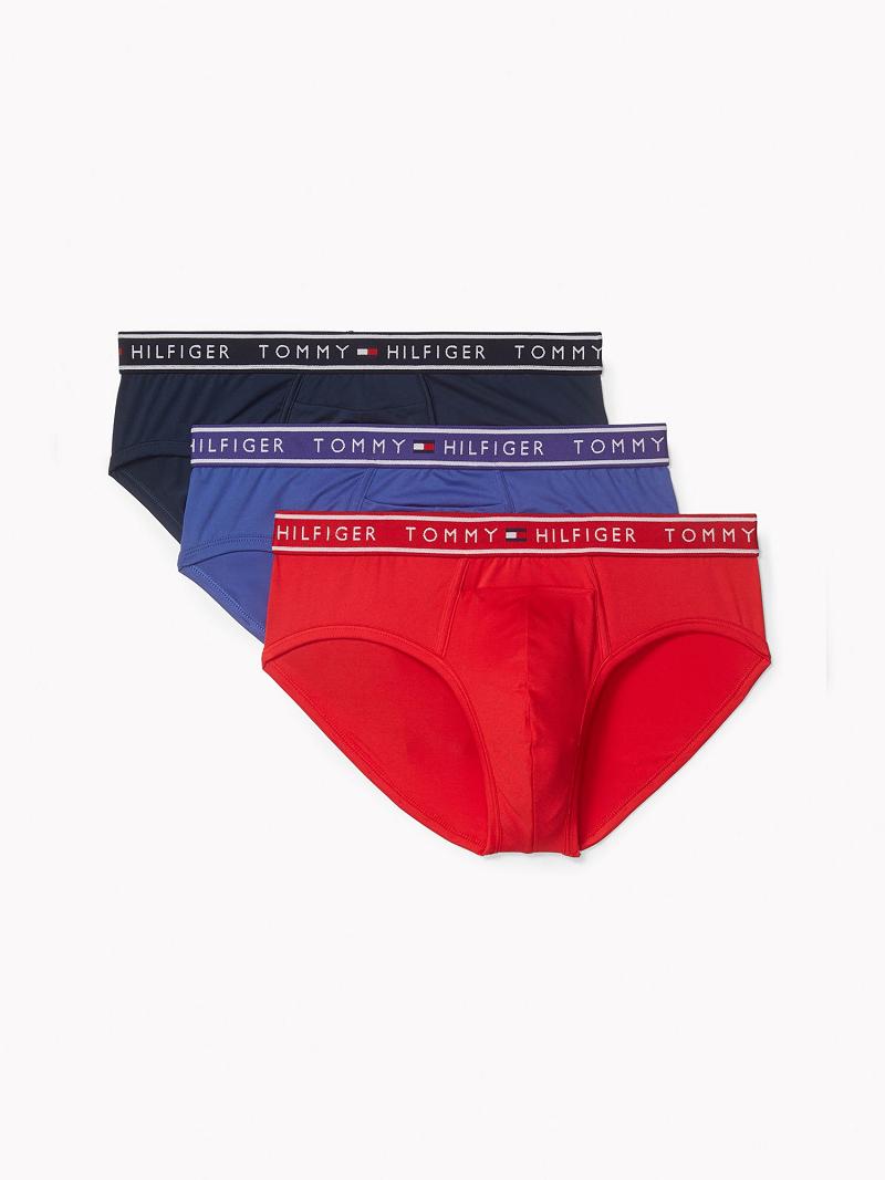 Briefs Tommy Hilfiger Flx evolve stretch brief 3pk Azul Marino | MX_M31550