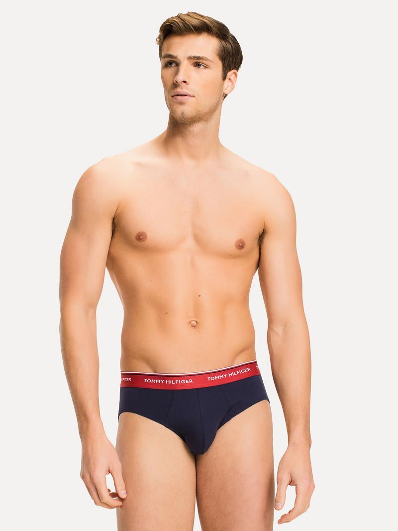 Briefs Tommy Hilfiger Premium essentials brief 3pk Multicolor Azul Marino | MX_M31552