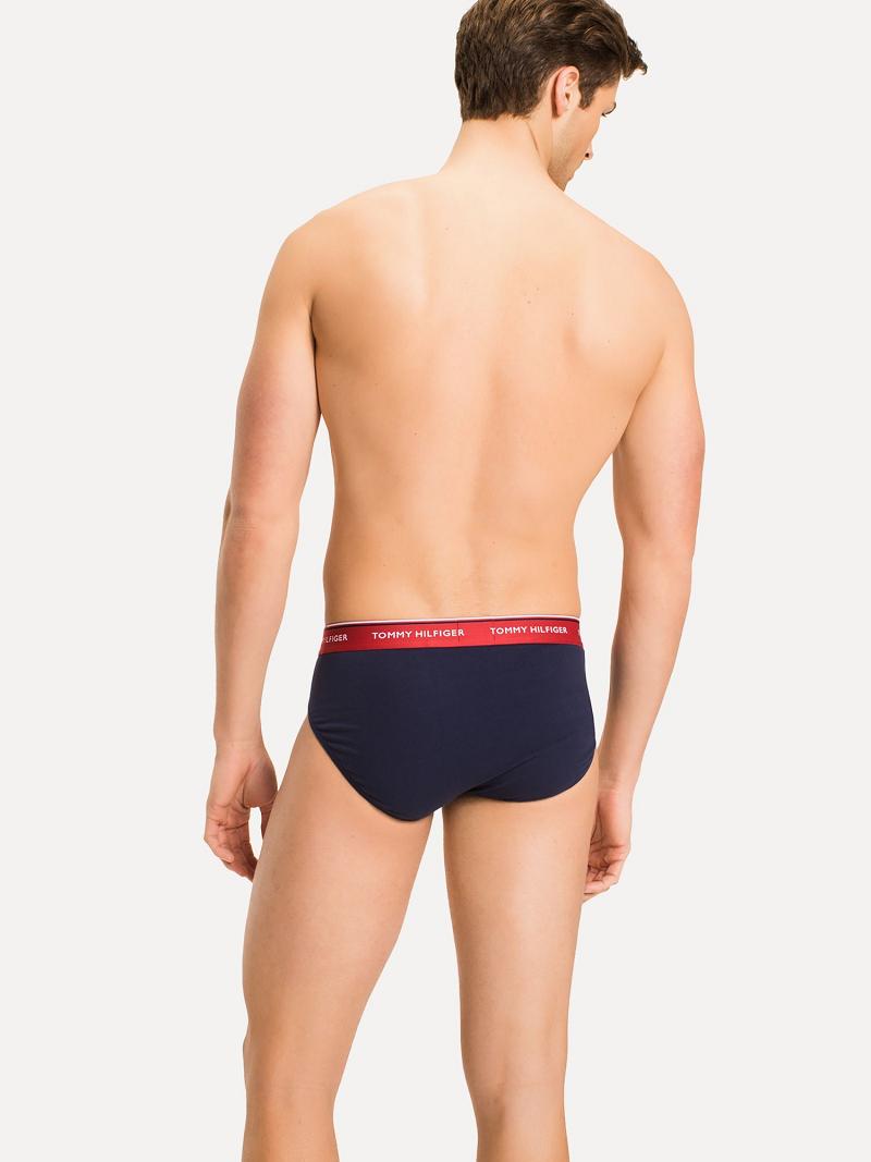 Briefs Tommy Hilfiger Premium essentials brief 3pk Multicolor Azul Marino | MX_M31552