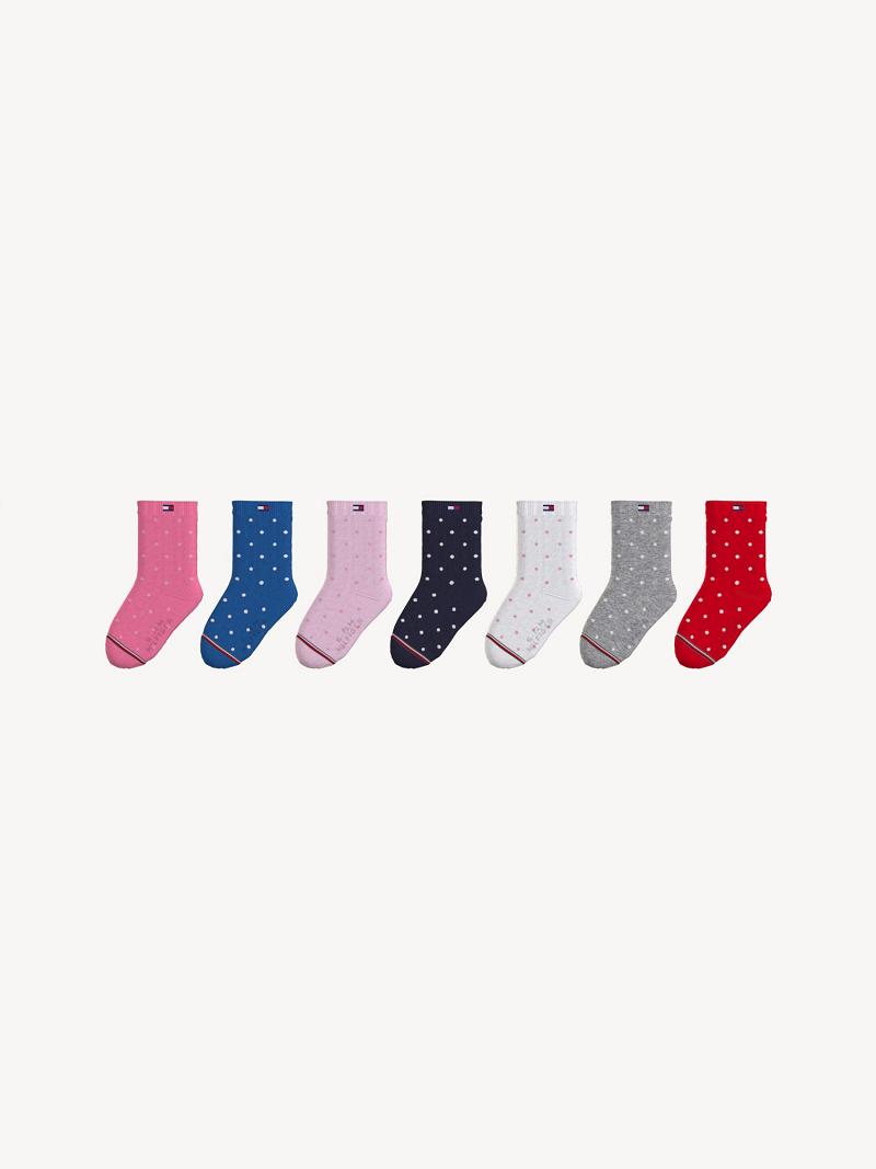 Calcetines Tommy Hilfiger Babies\' 7PK Multicolor | MX_G1362