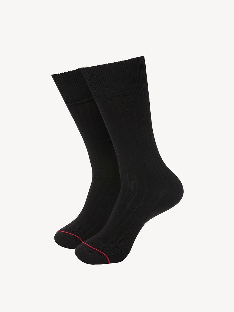 Calcetines Tommy Hilfiger Trouser 2PK Negros | MX_M31756