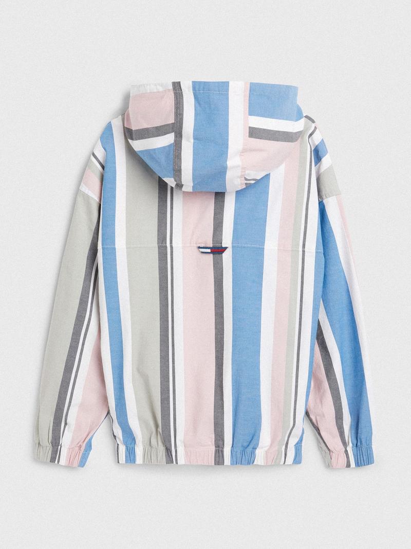 Camisas Tommy Hilfiger Encapuchado Popover Multicolor | MX_B2079