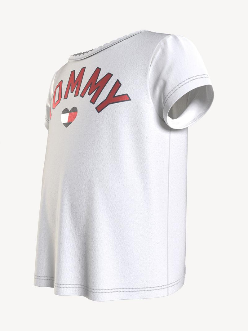 Camiseta Tommy Hilfiger Babies' Tommy Heart Blancos | MX_G1225