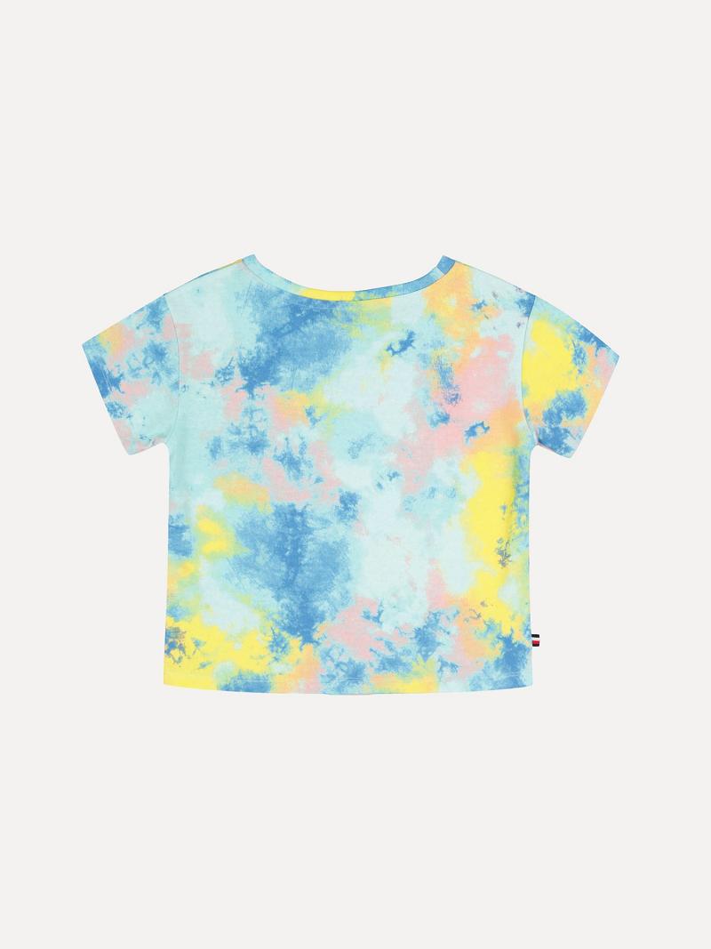 Camiseta Tommy Hilfiger Big Tie-Dye Fleece Multicolor | MX_G1235