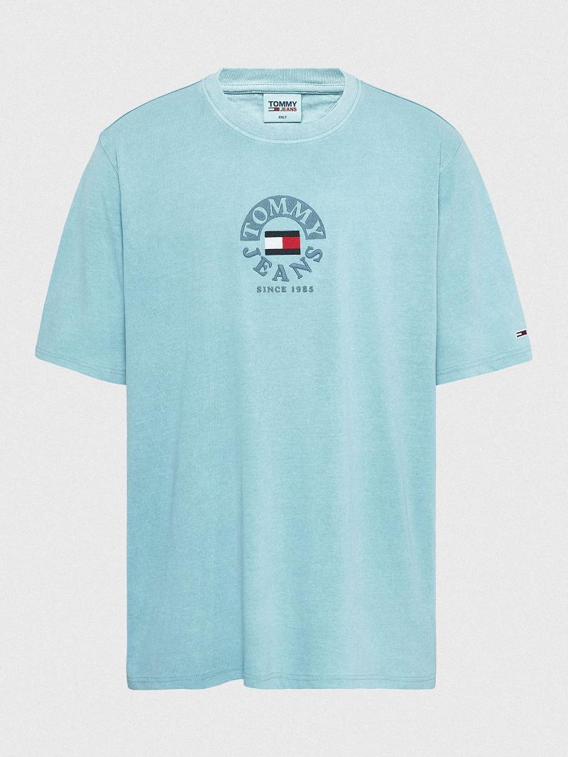 Camiseta Tommy Hilfiger Big and tall circle logo Azules | MX_M31003