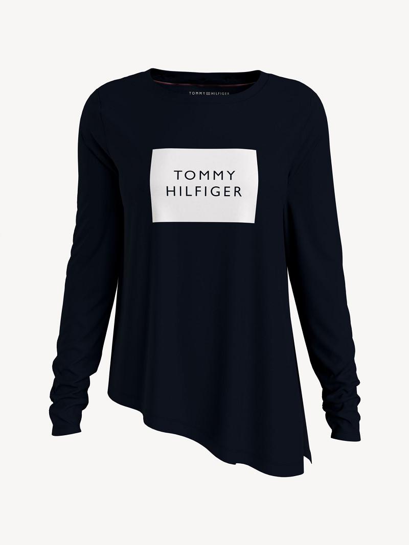 Camiseta Tommy Hilfiger Essential Side-Tie Negros | MX_W21450