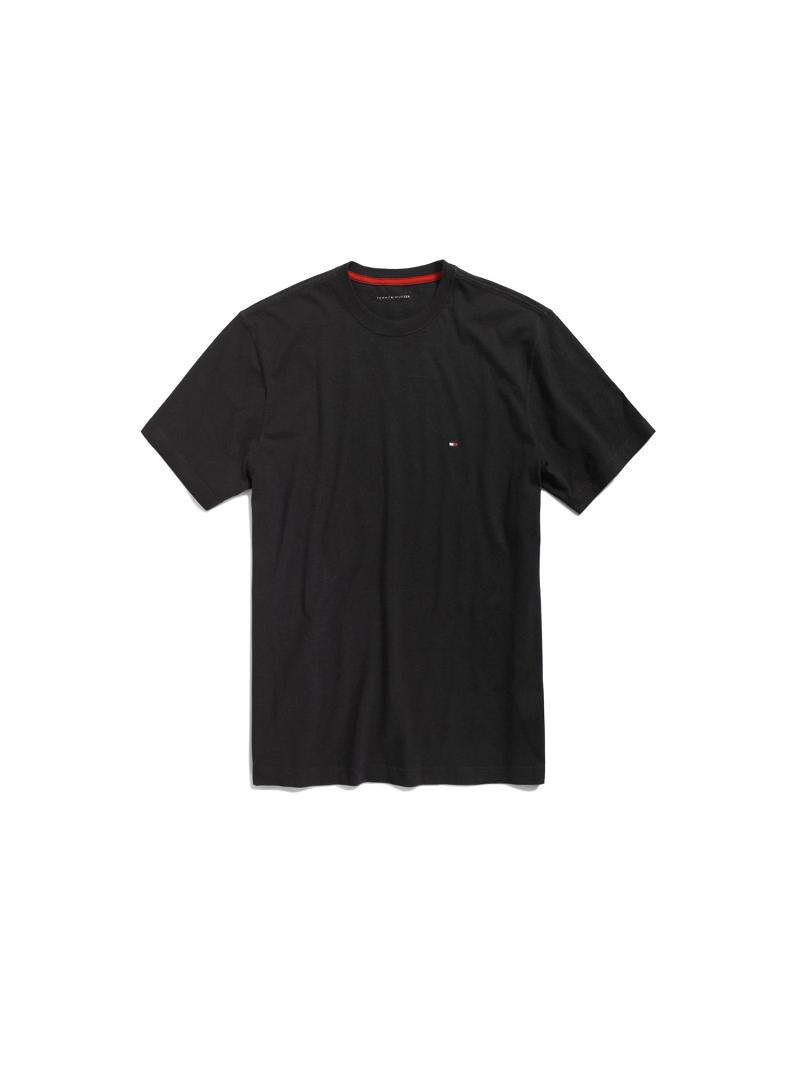 Camiseta Tommy Hilfiger Essential Solid Negros | MX_M31034