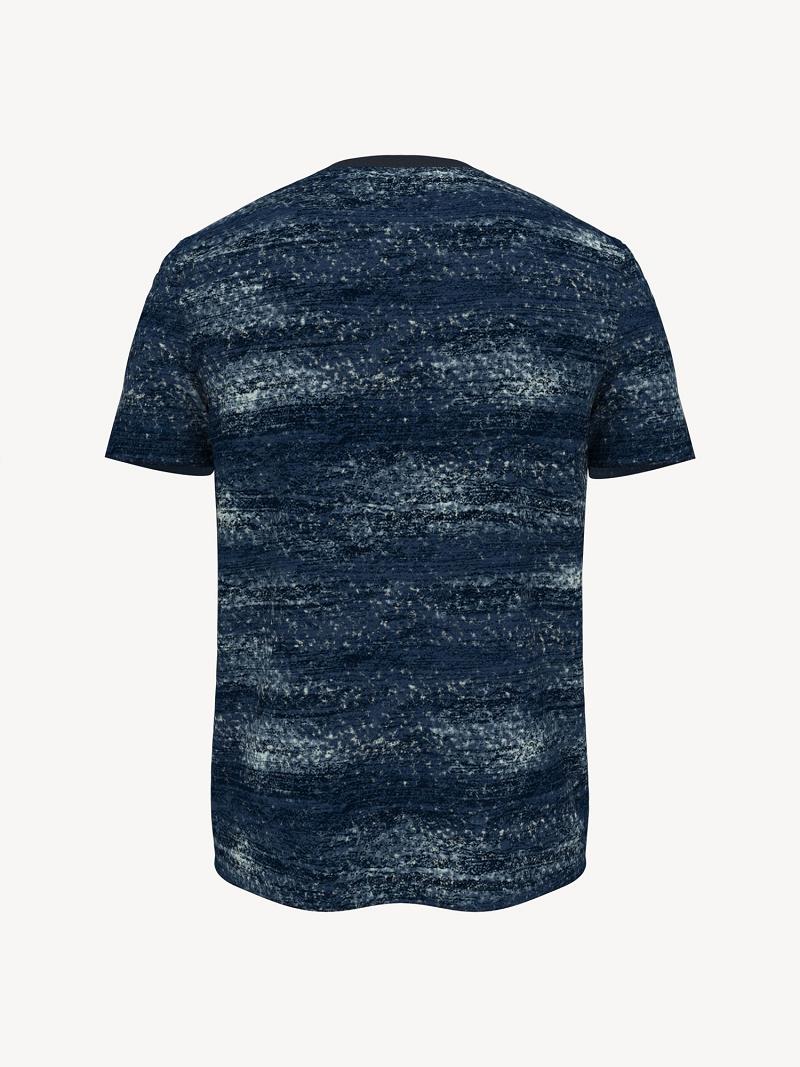 Camiseta Tommy Hilfiger Essential bar flag Azules | MX_M31024