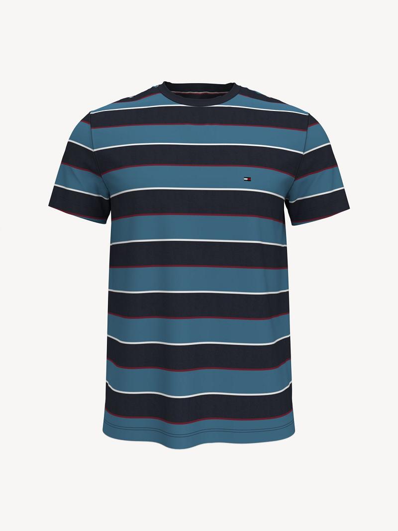 Camiseta Tommy Hilfiger Essential bold stripe Azul Marino Multicolor | MX_M31025