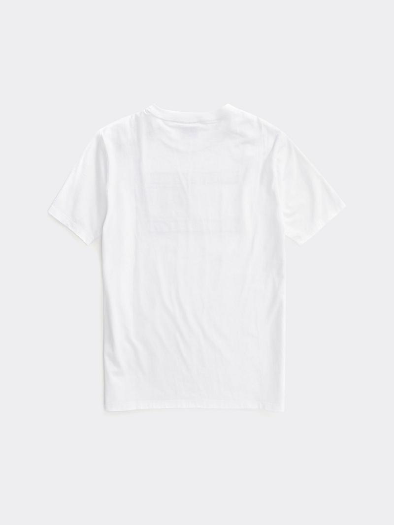 Camiseta Tommy Hilfiger Flag Blancos | MX_B2170