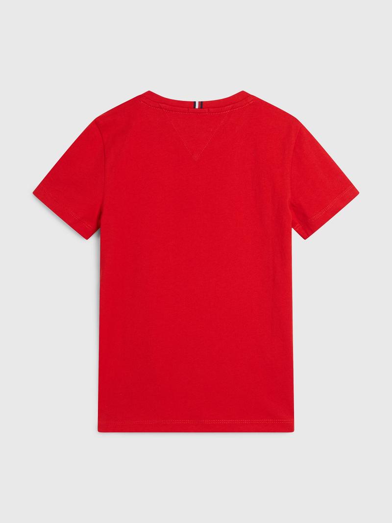 Camiseta Tommy Hilfiger Flag Rojos | MX_B2172