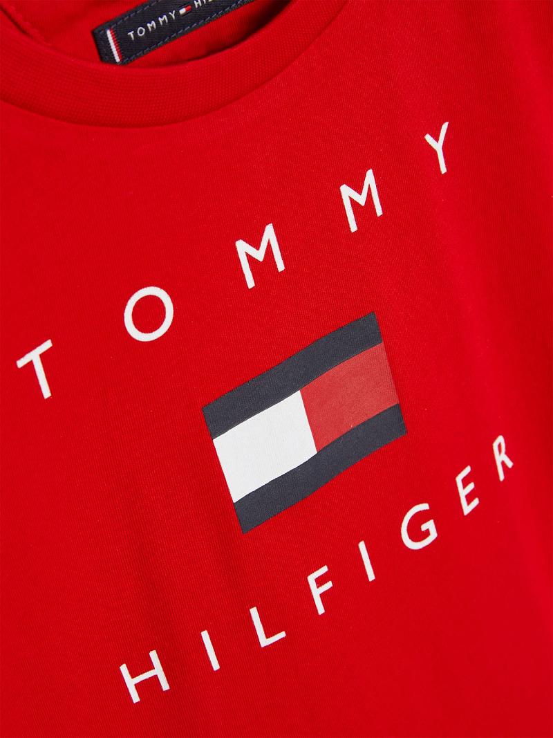 Camiseta Tommy Hilfiger Flag Rojos | MX_B2172