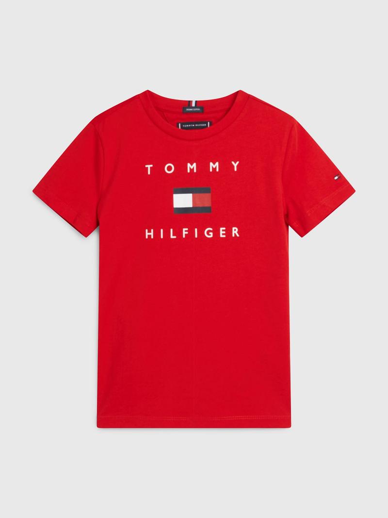 Camiseta Tommy Hilfiger Flag Rojos | MX_B2172