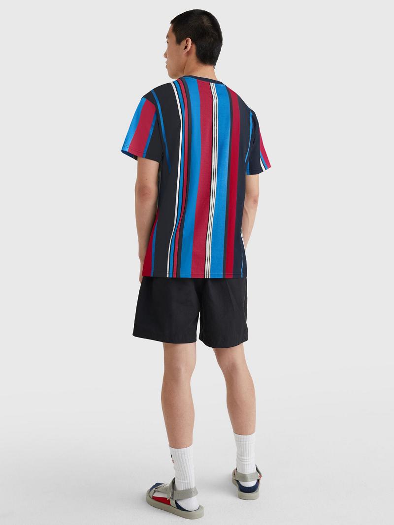 Camiseta Tommy Hilfiger Mixed stripe badge Multicolor | MX_M31055