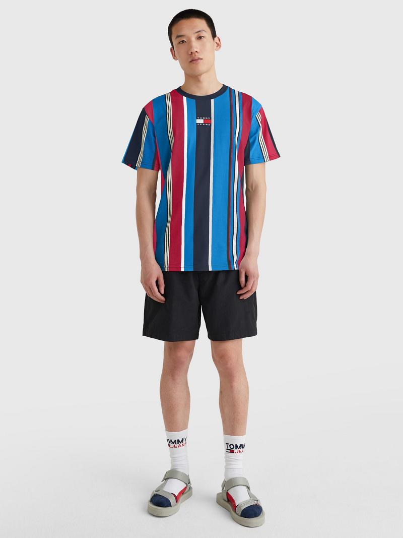 Camiseta Tommy Hilfiger Mixed stripe badge Multicolor | MX_M31055