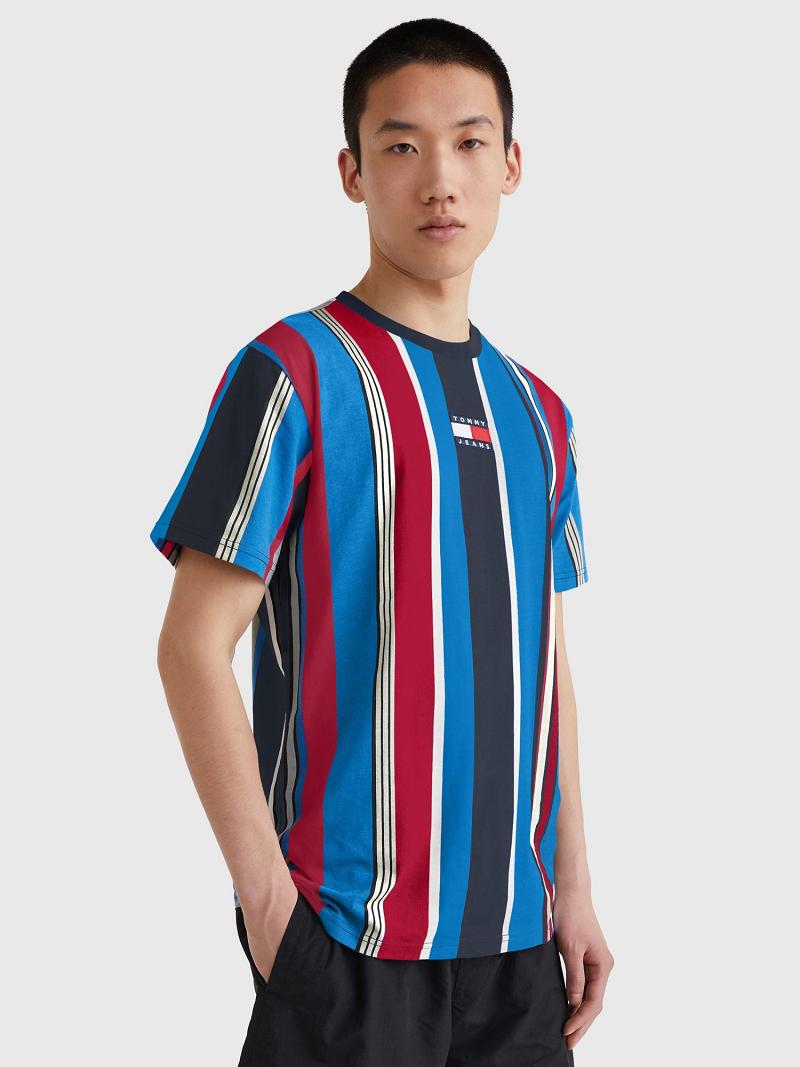 Camiseta Tommy Hilfiger Mixed stripe badge Multicolor | MX_M31055