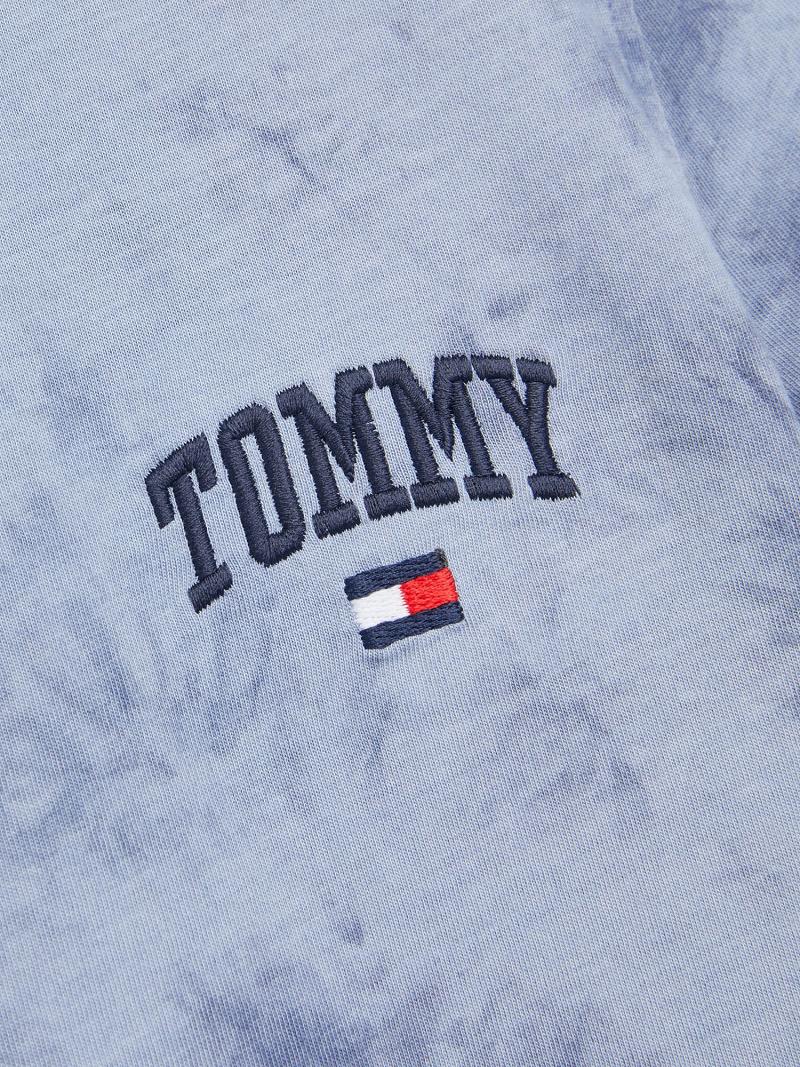 Camiseta Tommy Hilfiger Organic Algodon Tie-Dye Azules | MX_B2200