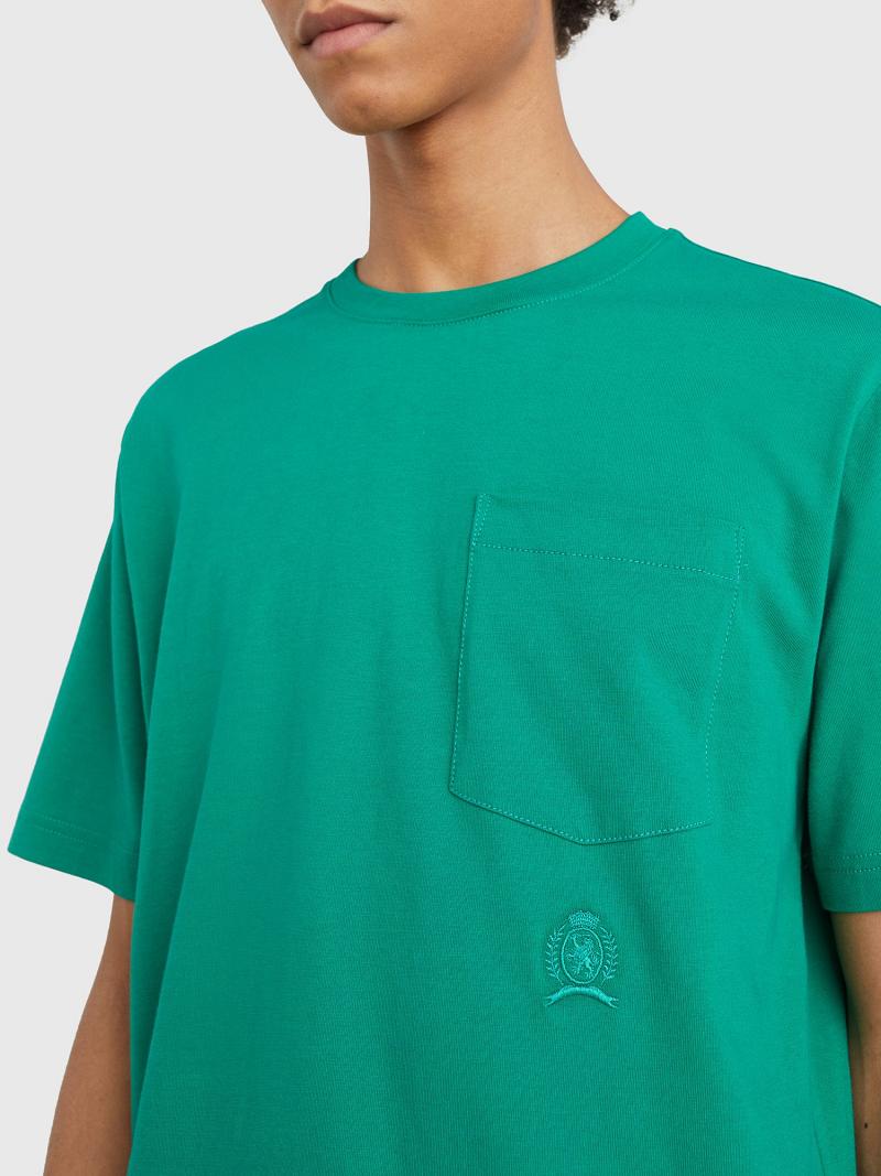 Camiseta Tommy Hilfiger Pocket Verdes | MX_M31065