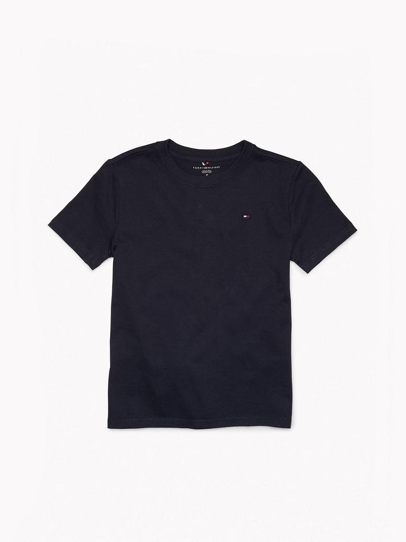 Camiseta Tommy Hilfiger Solid Azul Marino | MX_B2204