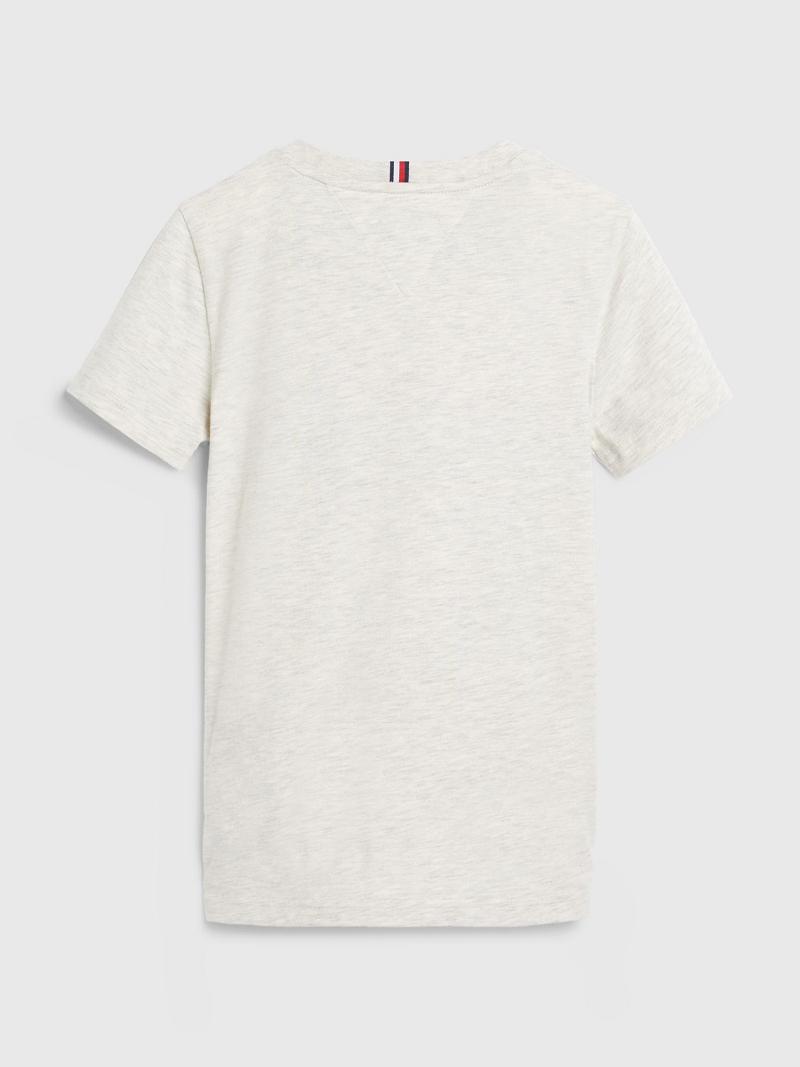 Camiseta Tommy Hilfiger Spring Stripe Blancos | MX_B2209