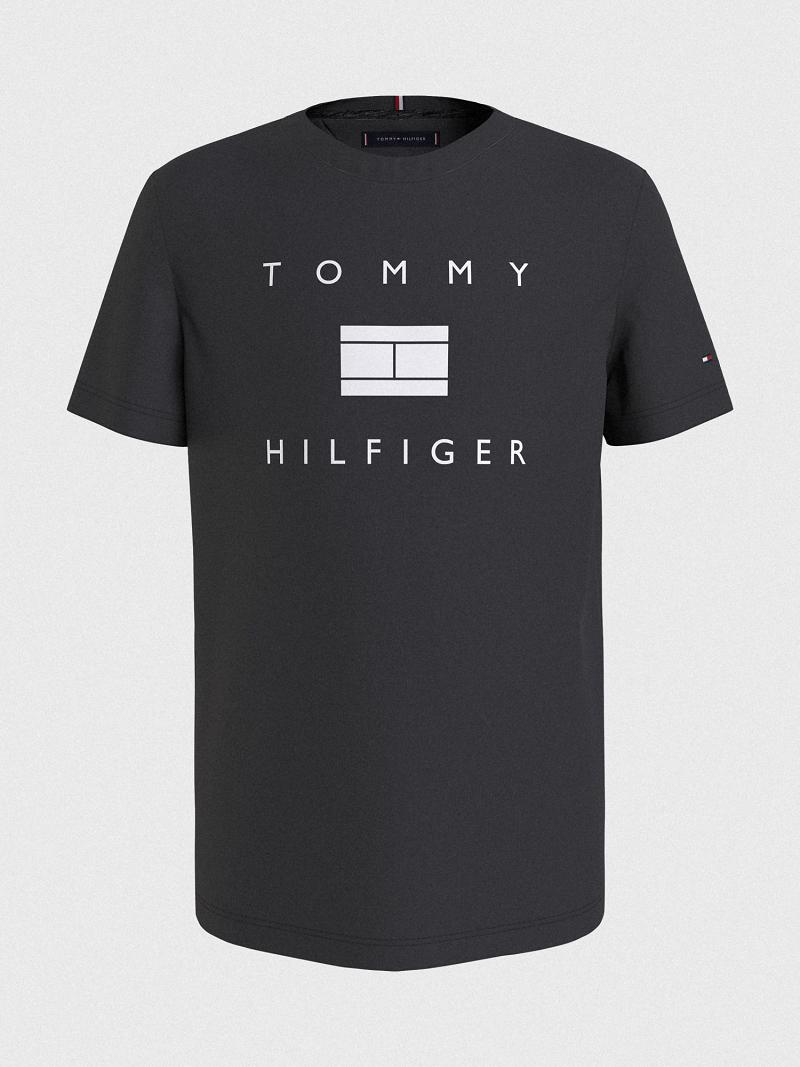 Camiseta Tommy Hilfiger Tommy Negros | MX_G1268