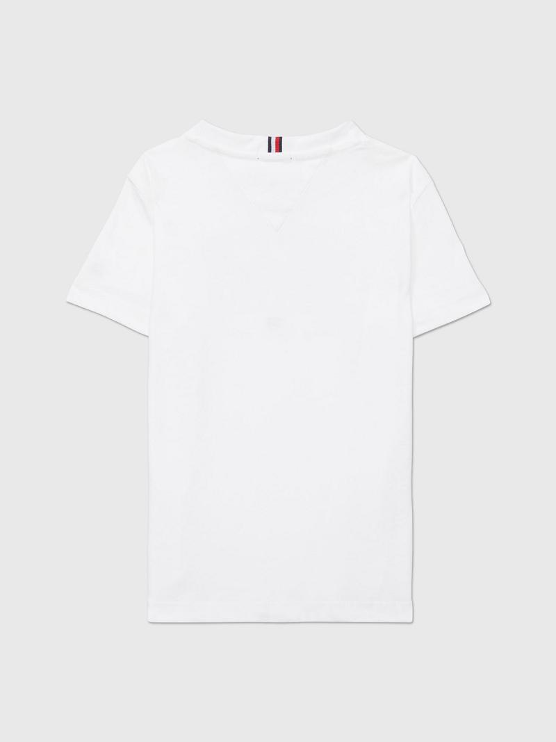 Camiseta Tommy Hilfiger Varsity Blancos | MX_G1275