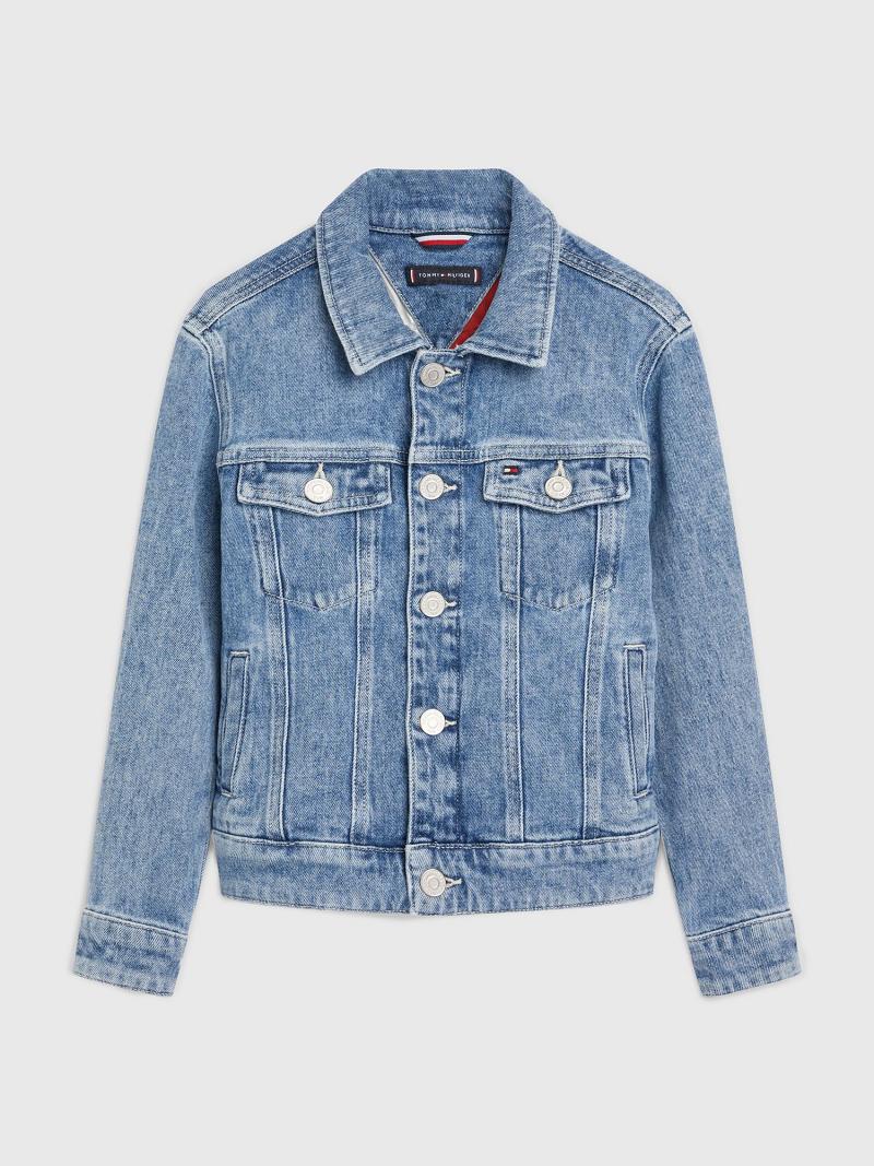 Chaquetas Tommy Hilfiger Denim trucker Azules | MX_B2037