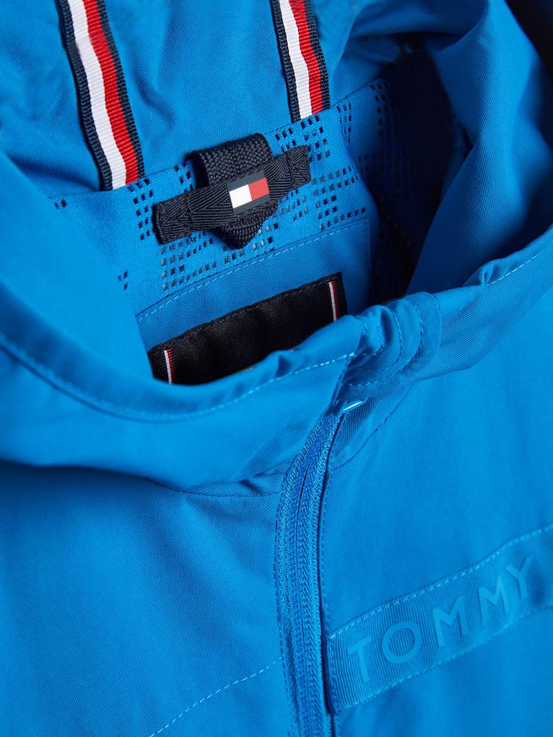 Chaquetas Tommy Hilfiger Encapuchado Parka Azules | MX_B2038