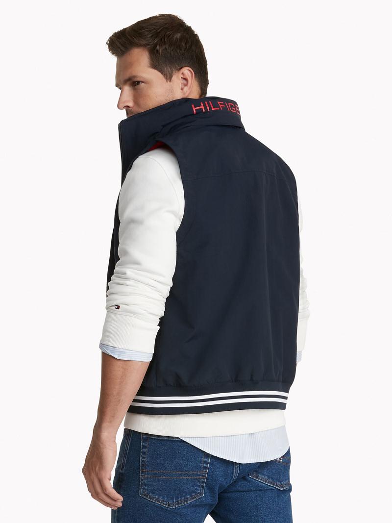 Chaquetas Tommy Hilfiger Essential regatta vest Azul Marino | MX_M31401