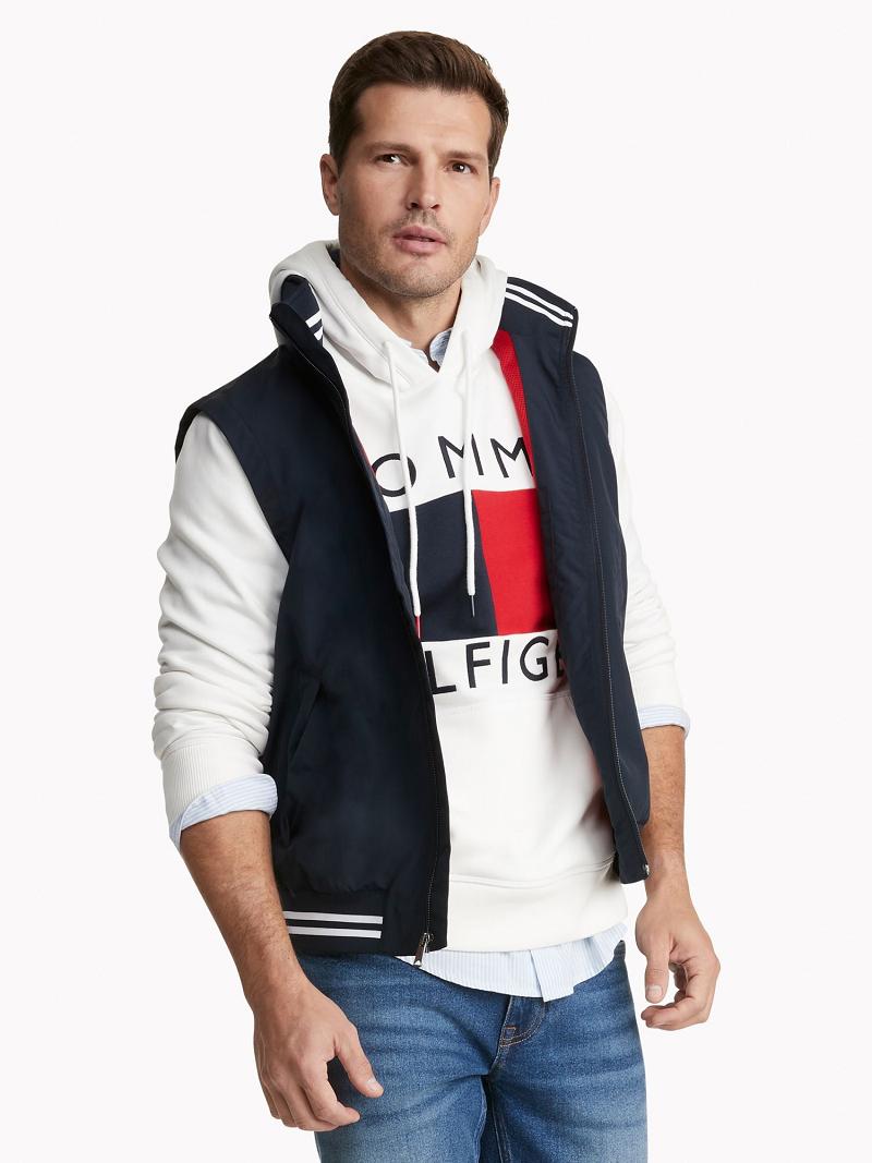 Chaquetas Tommy Hilfiger Essential regatta vest Azul Marino | MX_M31401