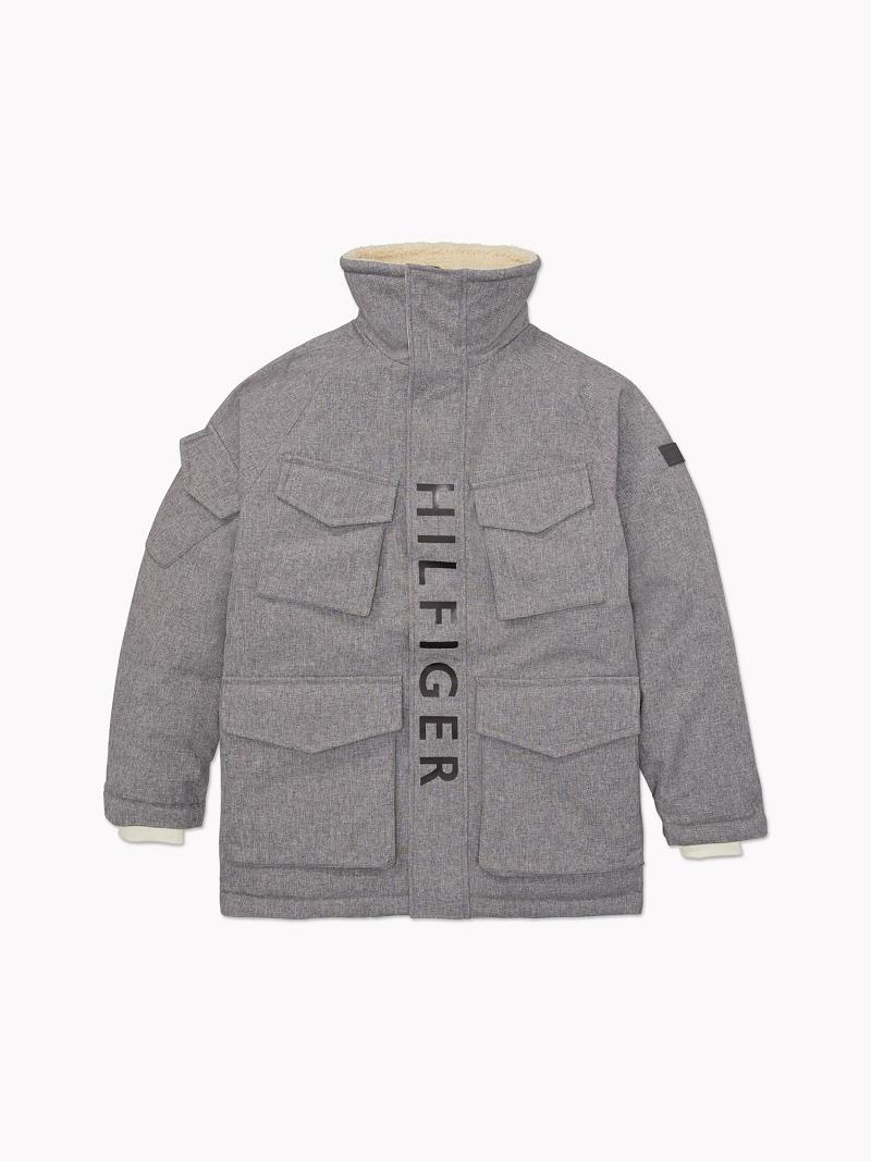 Chaquetas Tommy Hilfiger Essential solid field Grises | MX_M31404