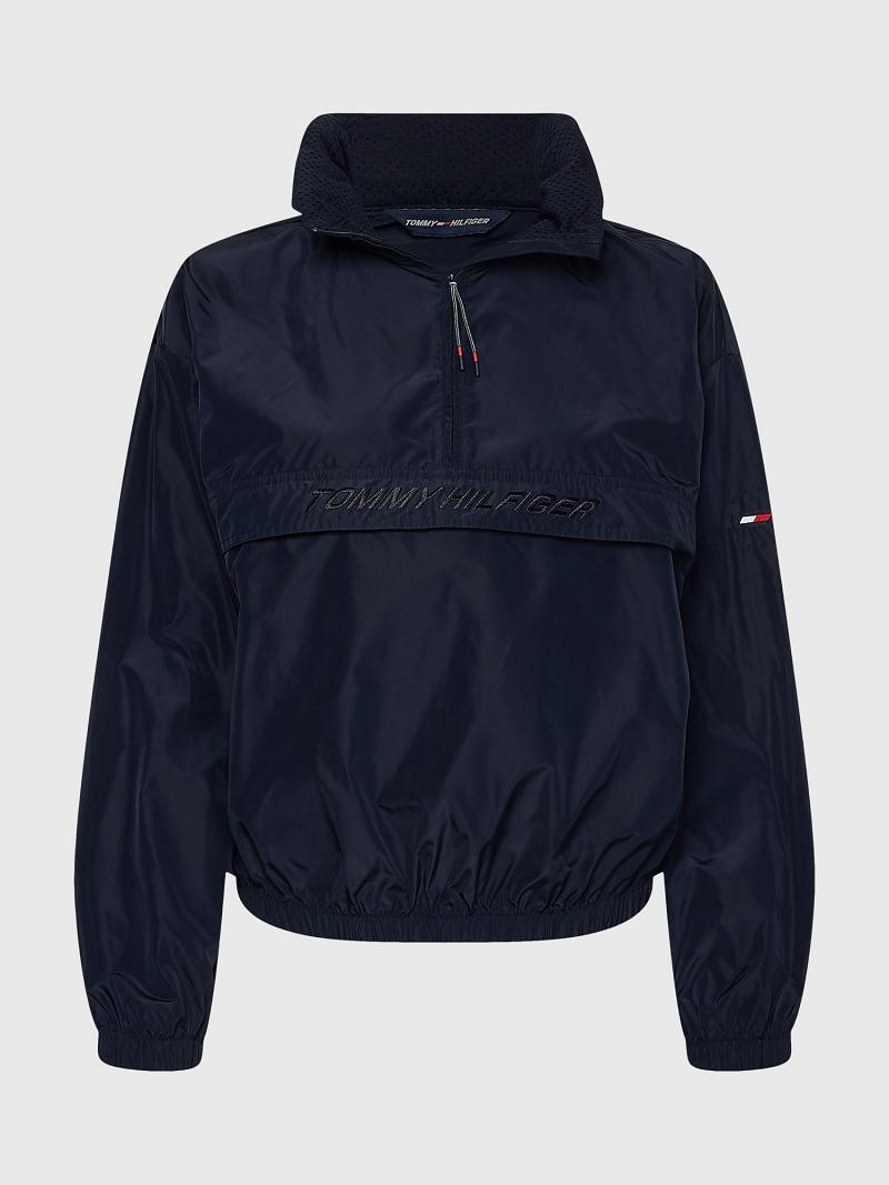 Chaquetas Tommy Hilfiger Half-Zip Anorak Azules | MX_W21178