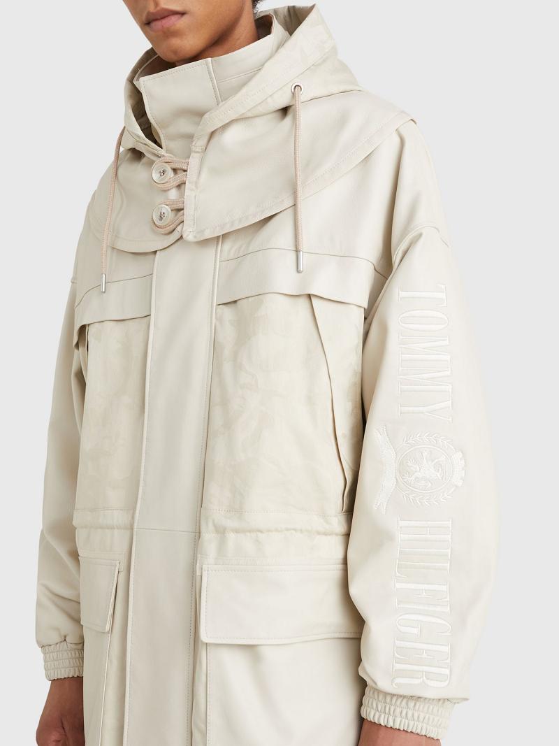 Chaquetas Tommy Hilfiger Mixed media sailing parka Beige | MX_M31408