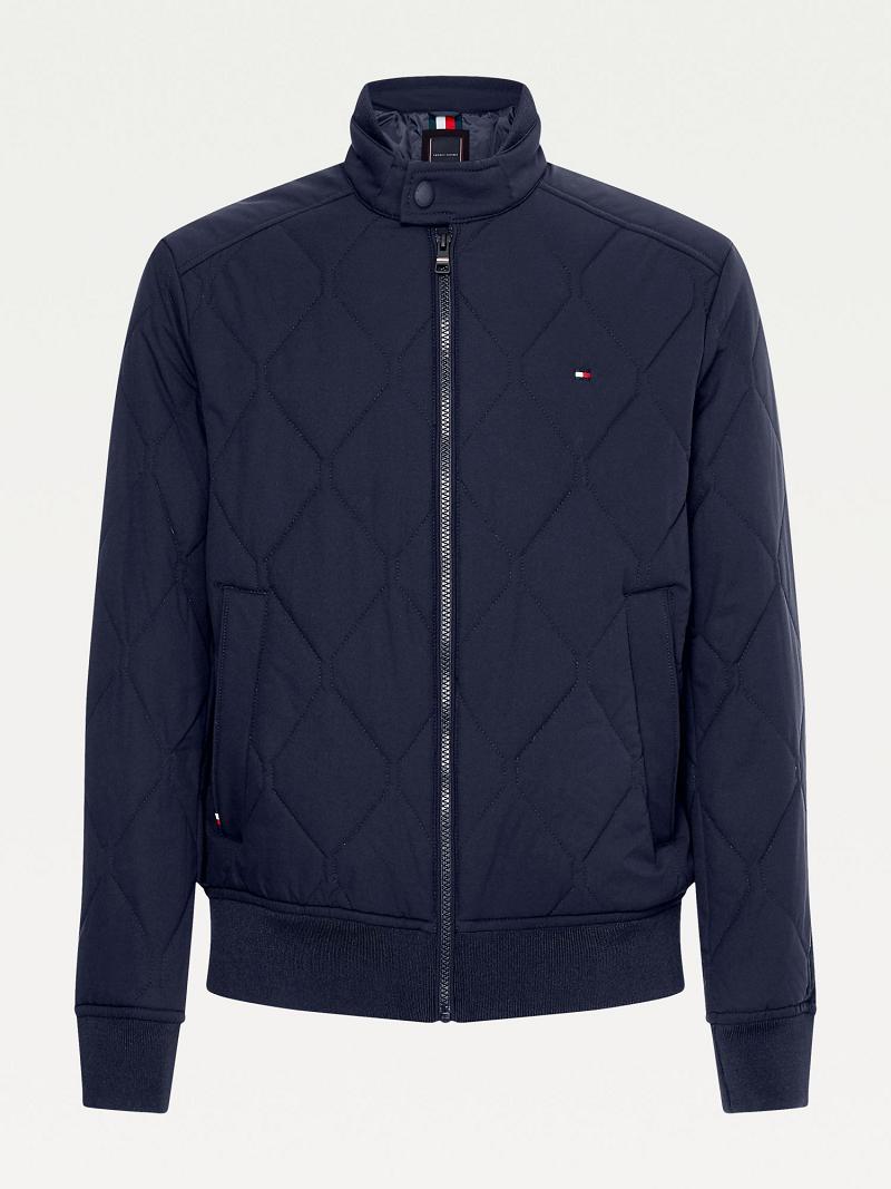 Chaquetas Tommy Hilfiger Quilted bomber Azul Marino | MX_M31412