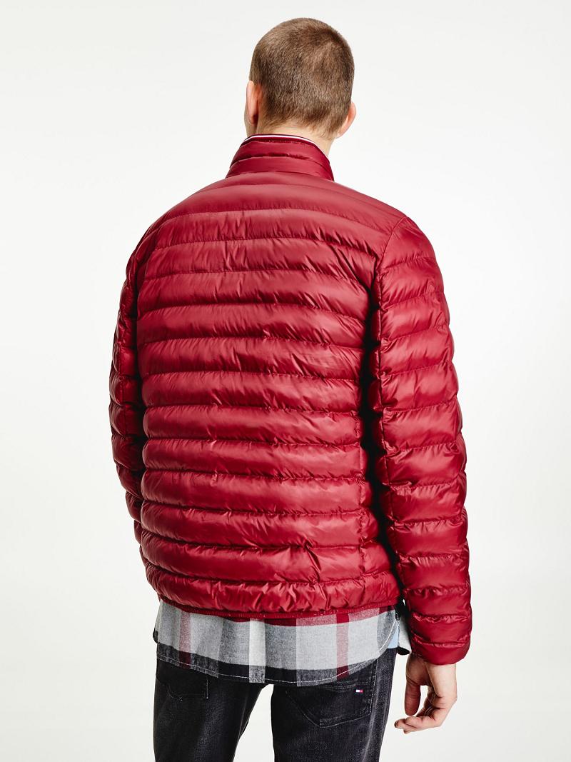 Chaquetas Tommy Hilfiger Recycled packable Rojos | MX_M31416