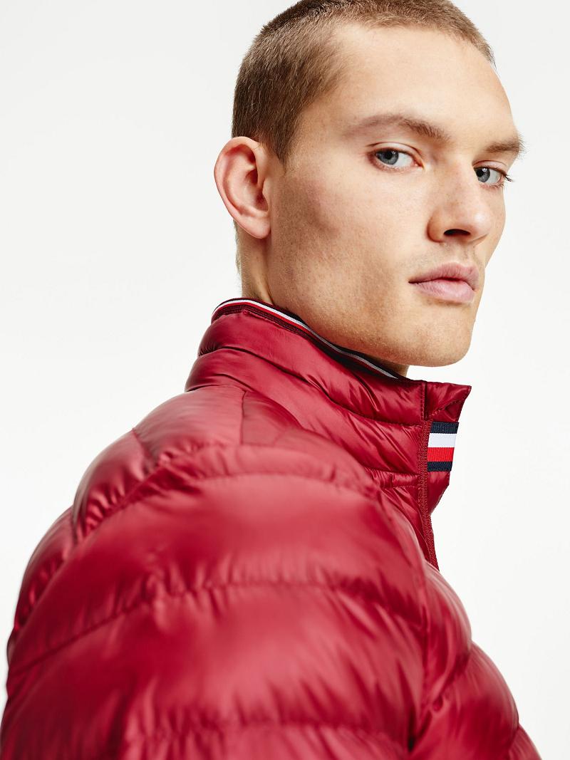 Chaquetas Tommy Hilfiger Recycled packable Rojos | MX_M31416