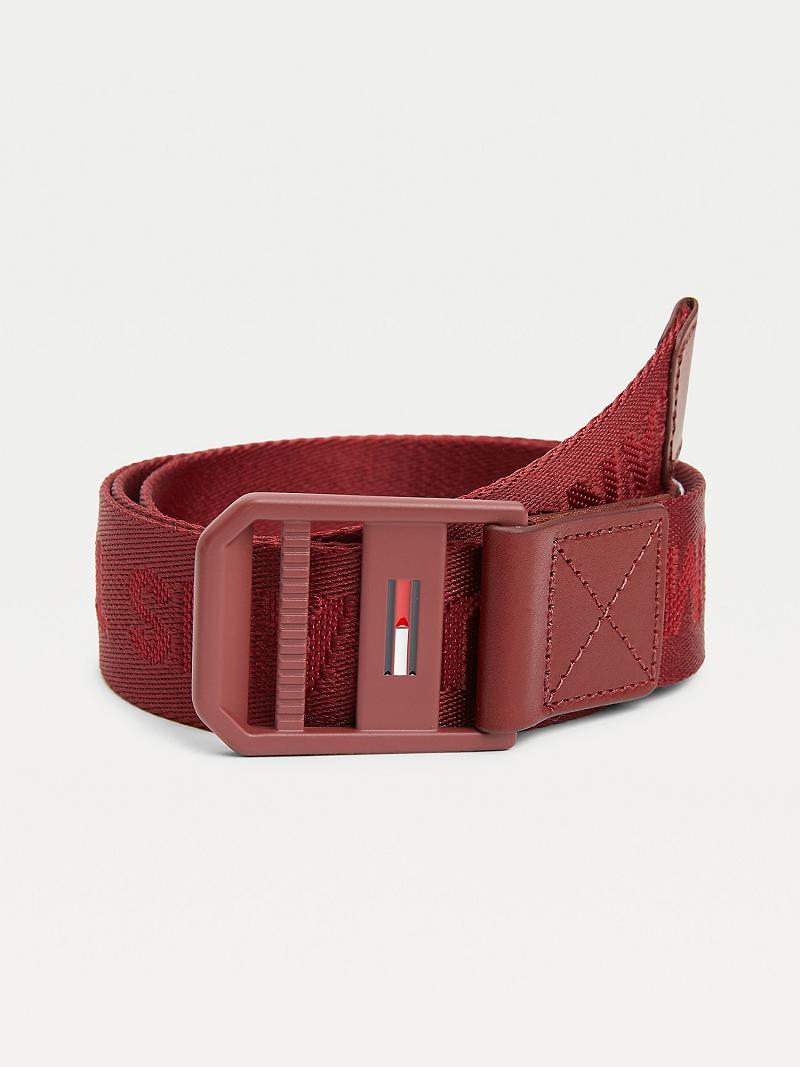 Cinturones Tommy Hilfiger TJ Recycled Rojos | MX_W31721