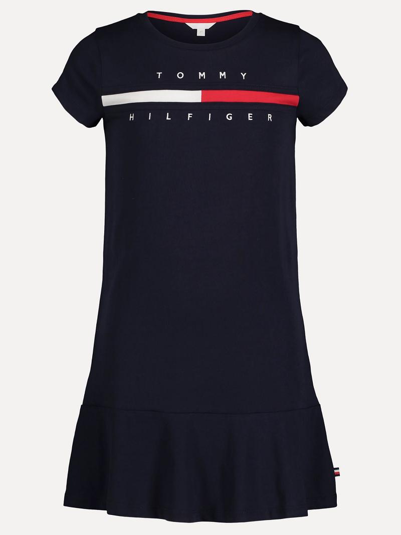 Dresses Tommy Hilfiger Big Flag Azul Marino | MX_G1040