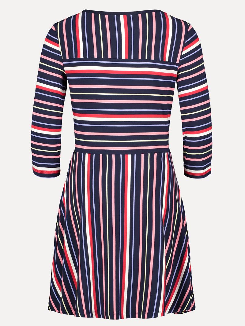 Dresses Tommy Hilfiger Big Map Stripe Azules | MX_G1044