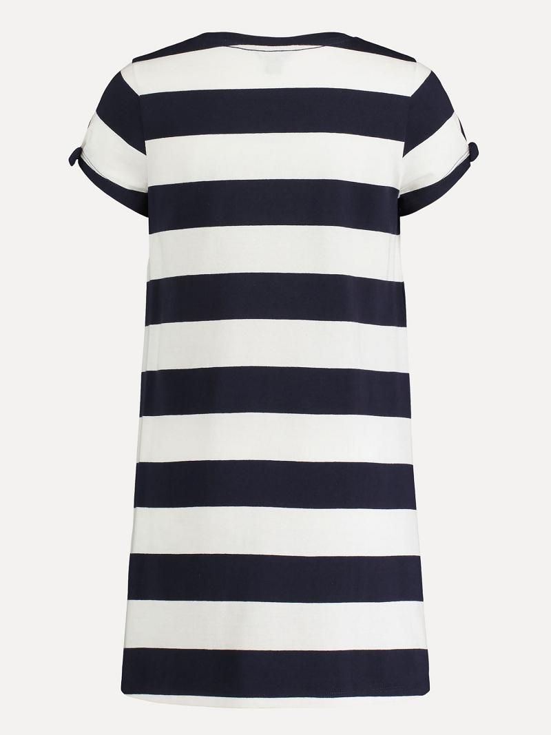 Dresses Tommy Hilfiger Big Rugby T-Shirt Azul Marino | MX_G1047