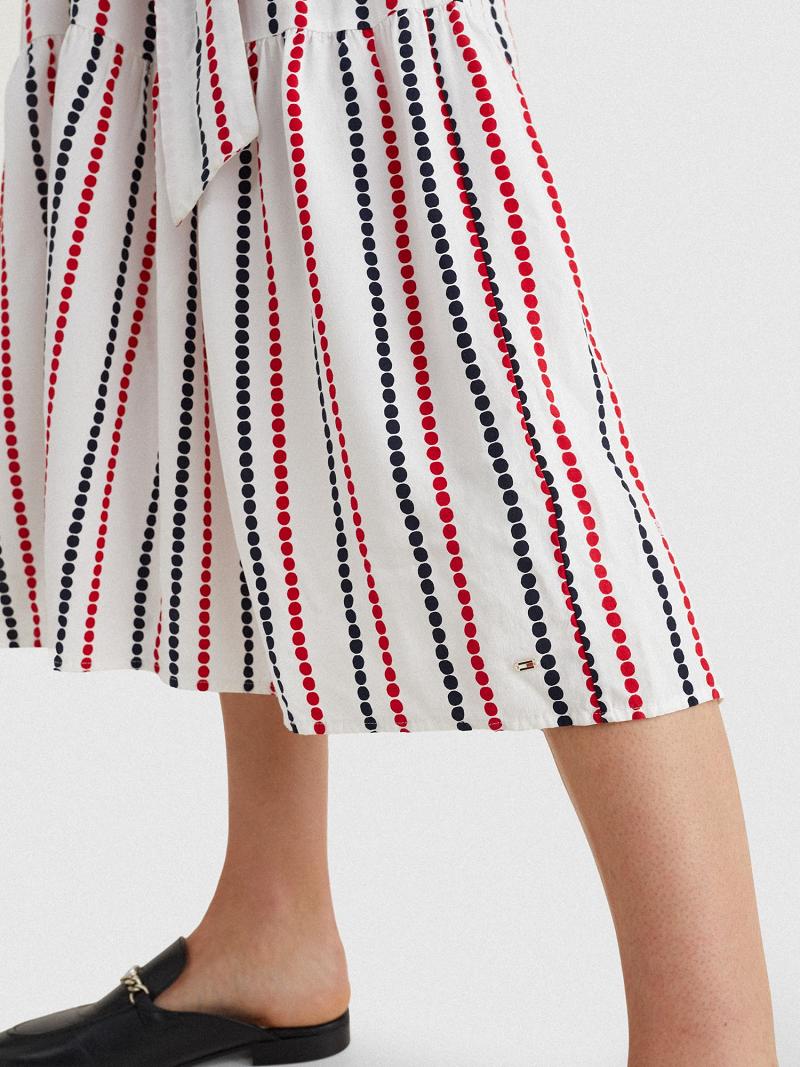 Dresses Tommy Hilfiger Dot Midi Shirtdress Stripes | MX_W21058