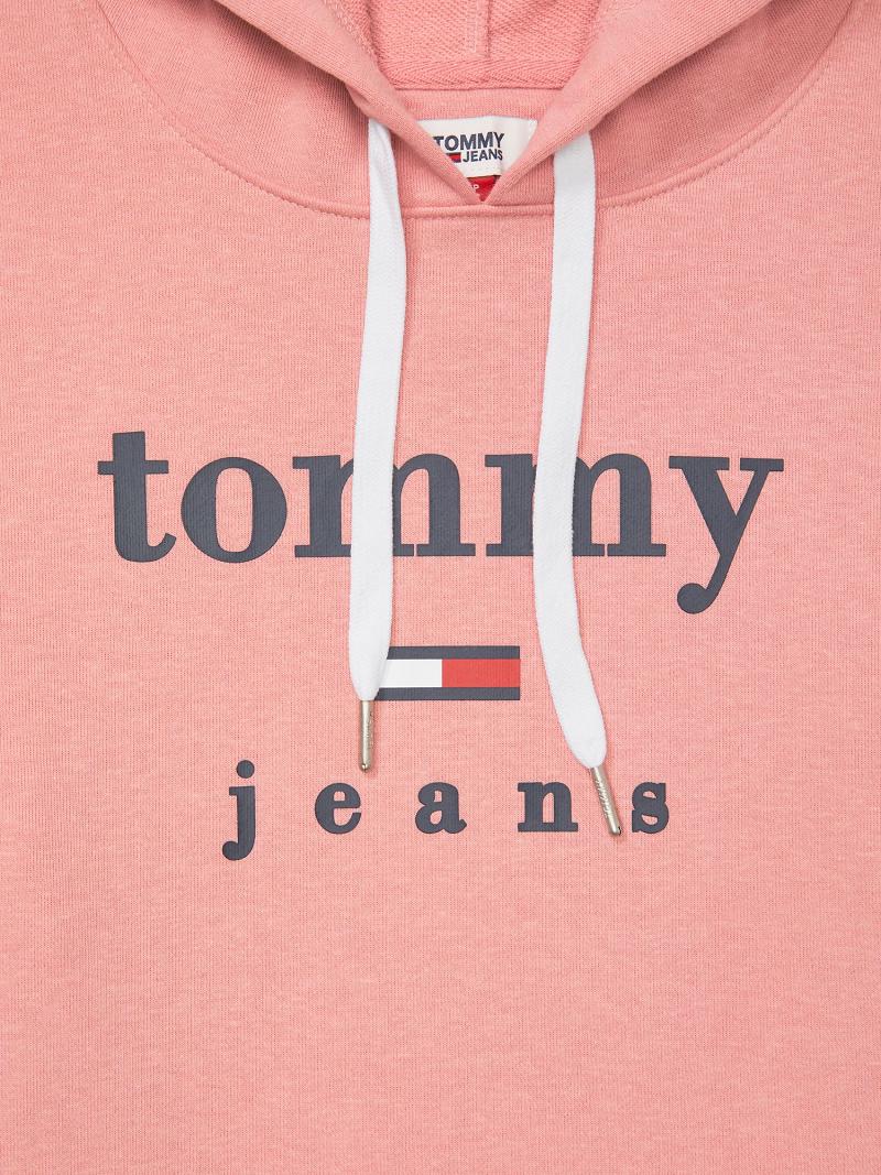 Dresses Tommy Hilfiger Essential French Terry Hoodie Rosas | MX_W21066