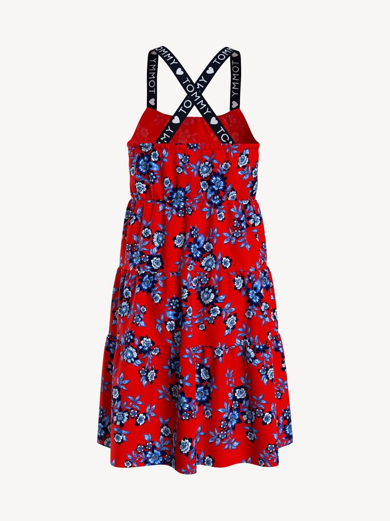 Dresses Tommy Hilfiger Floral Rojos | MX_G1061